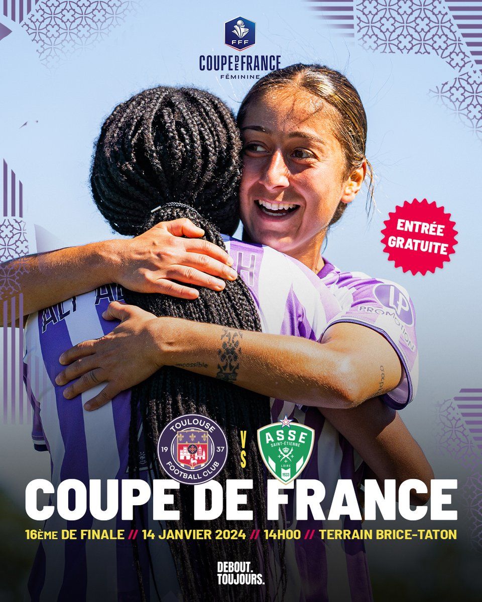 Entrée Gratuite Pour Assister Au 16ème De Finale De Coupe De France Féminine Téfécéas Saint 6809