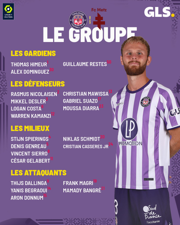 Club profile FC METZ - General - Ligue 1 Uber Eats